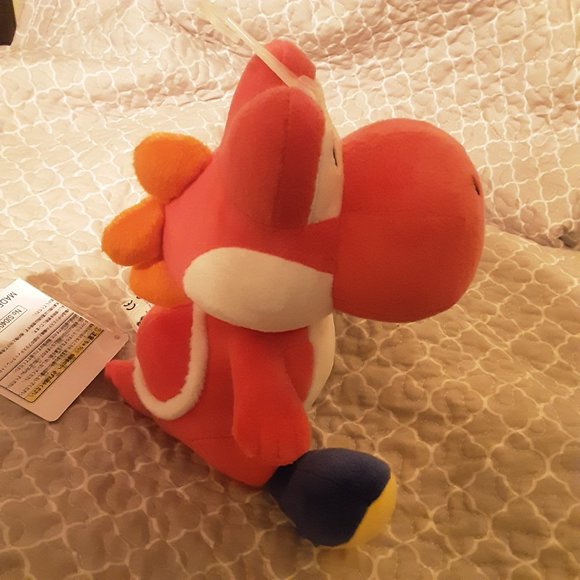 NWT!!! Super Mario All Star Collection Red Yoshi Plush, 8" - Picture 4 of 7
